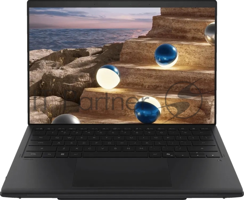 Ноутбук Asus ZenBook Duo UX8407AA-SN538X Core Ultra X9 378H 32Gb SSD1Tb Intel Arc B390 14 OLED Touch 3K (2880x1800) Windows 11 Pro dk.grey WiFi BT Cam (90NB16V1-M00VU0)