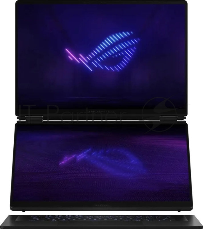 Ноутбук Asus ROG Zephyrus Duo 16 GX651AR-SR058W Core Ultra 9 386H 32Gb SSD1Tb NVIDIA GeForce RTX5070Ti 12Gb 16 OLED Touch 3K (2880x1800) Windows 11 Home dk.grey WiFi BT Cam Bag (90NR0NR2-M00260)