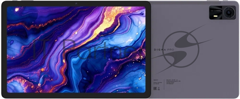 Планшет Digma Pro Zenith II T620 11, 6Gb, 128Gb, 4G, Wi-Fi, Android 15, графит