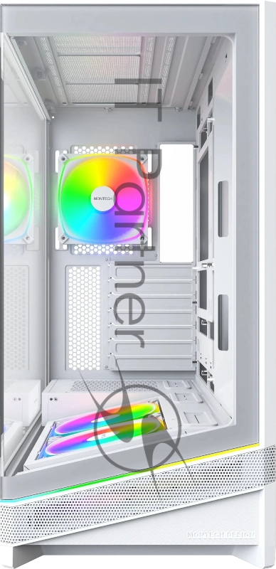 Корпус Montech SKY 3 белый без БП ATX 8x120mm 5x140mm 2xUSB3.0 audio bott PSU