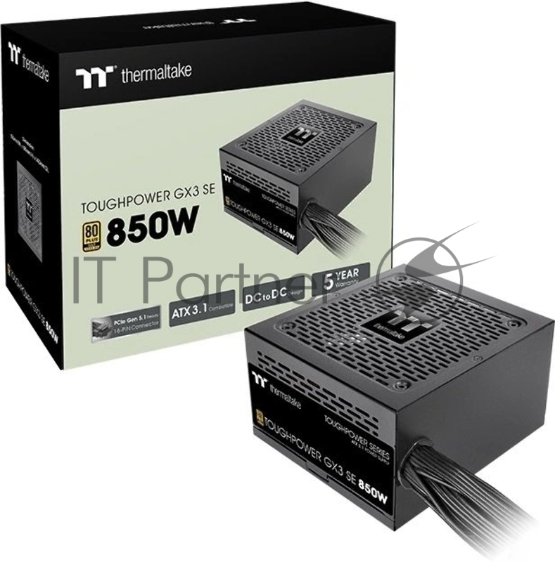 Блок питания Thermaltake ATX 850W Toughpower GX3 SE 80+ gold (20+4pin) APFC 120mm fan 3xSATA RTL