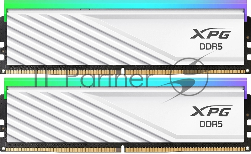 Память DDR5 2x16GB 6000MHz A-Data AX5U6000C2816G-DTLABRWH XPG Lancer Blade RGB RTL Gaming PC5-44800 CL28 DIMM 288-pin 1.4В single rank Ret