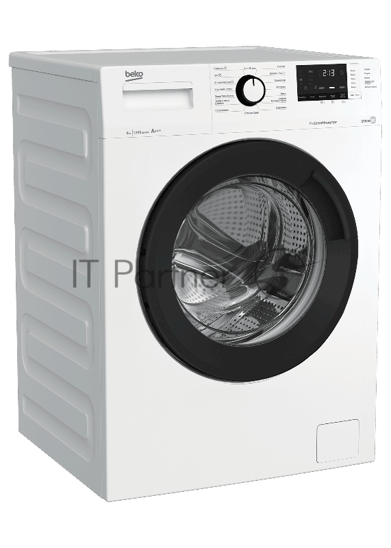 Стиральная машина Beko WSRE8612XAWI белый, загрузка фронтальная 8 кг, 1200 об/мин, класс: А