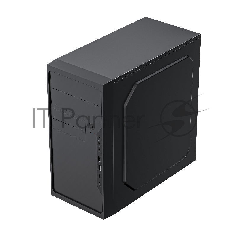 Корпус без блока питания Case Foxline FL-733R, mATX, 2x5.25EXT, 2x3.5EXT, 5x3.5INT, 2xUSB2.0, 2xUSB-C (19pin), HDA, w/o FAN, w/o PSU, no pwr cord