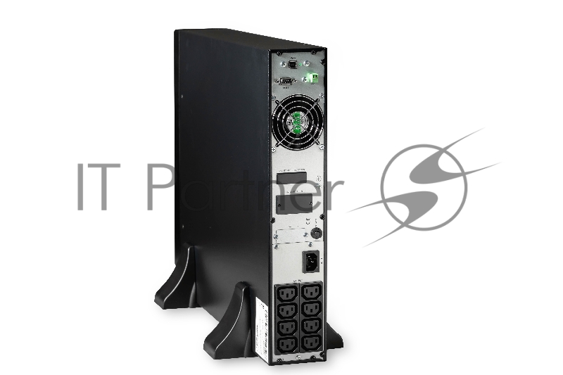 ИБП Ермак Онлайн стоечный 2U, 1500 ВА/1500 Вт, 8xIEC C13, EPO, USB, RS-232, 3x9Ач, ШхГхВ 440х460х86.5мм., вес 16кг