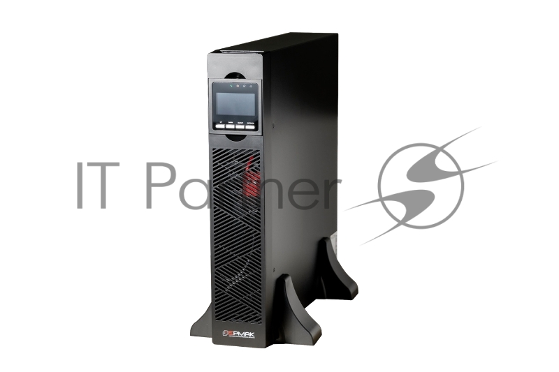 ИБП Ермак Онлайн стоечный 2U, 1500 ВА/1500 Вт, 8xIEC C13, EPO, USB, RS-232, 3x9Ач, ШхГхВ 440х460х86.5мм., вес 16кг
