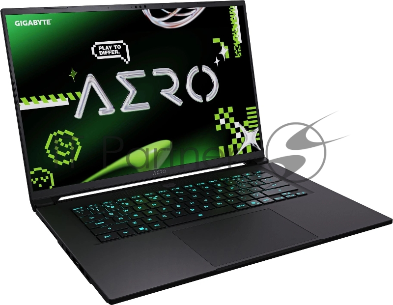 Ноутбук Gigabyte Aero X16 1VH Ryzen AI 7 350 16Gb SSD512Gb NVIDIA GeForce RTX 5060 8Gb 16 IPS QHD+ (2560x1600) без ОС black WiFi BT Cam (1VH93KZC93AD)