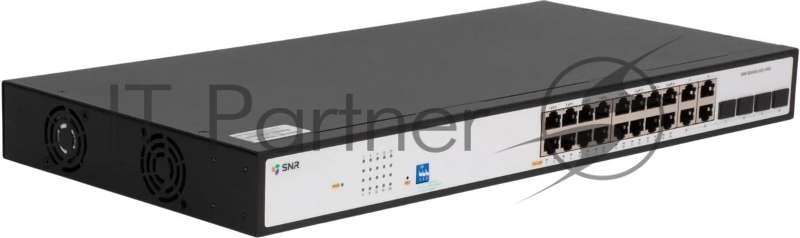 Коммутатор SNR SNR-S2300G-16TC-POE (L2) 16x1Гбит/с 4xКомбо(1000BASE-T/SFP) 16PoE 270W управляемый
