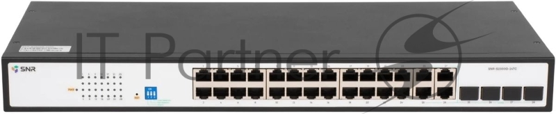 Коммутатор SNR SNR-S2300G-24TC (L2) 24x1Гбит/с 4xКомбо(1000BASE-T/SFP) управляемый