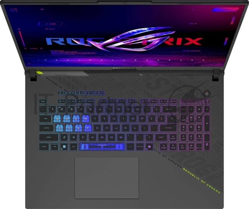 Ноутбук Asus ROG Strix G18 G814PM-S8117/18/IPS/AMD Ryzen 9 8940HX/16Gb/512Gb SSD/NVIDIA GeForce RTX 5060 8Gb/Windows 11 Pro/серый/3kg