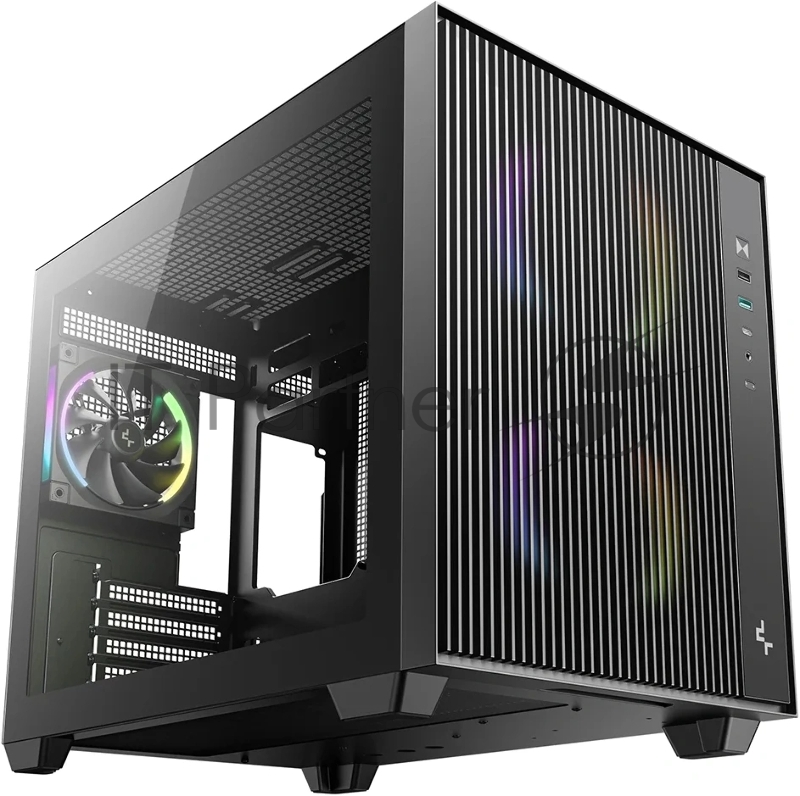 Компьютерный корпус Deepcool CG330 MESH 3F черный без БП mATX 6x120mm 4x140mm 2xUSB2.0 1xUSB3.0 audio bott PSU