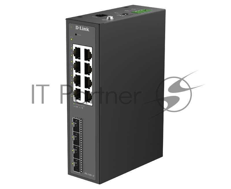 Коммутатор D-Link DIS-210G-12/A1A 8x1Гбит/с 4SFP управляемый