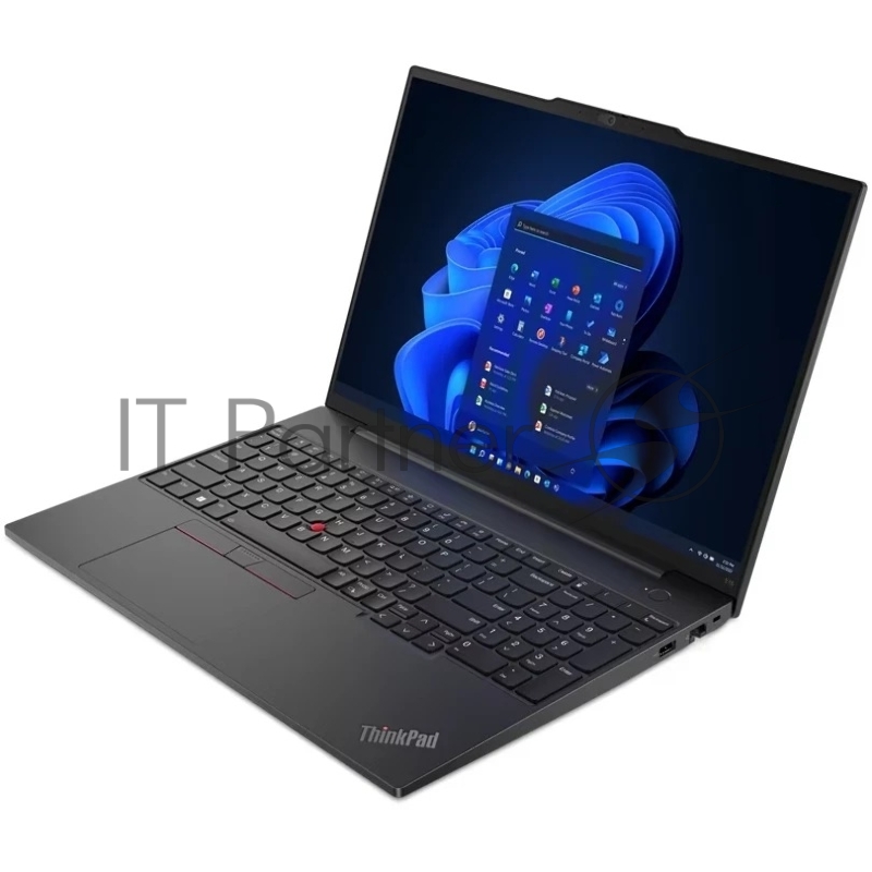 Ноутбук Lenovo ThinkPad E16 G1/16/IPS/AMD Ryzen 5 7530U/24Gb/512Gb SSD/AMD Radeon Graphics/No OS/черный/1.81kg