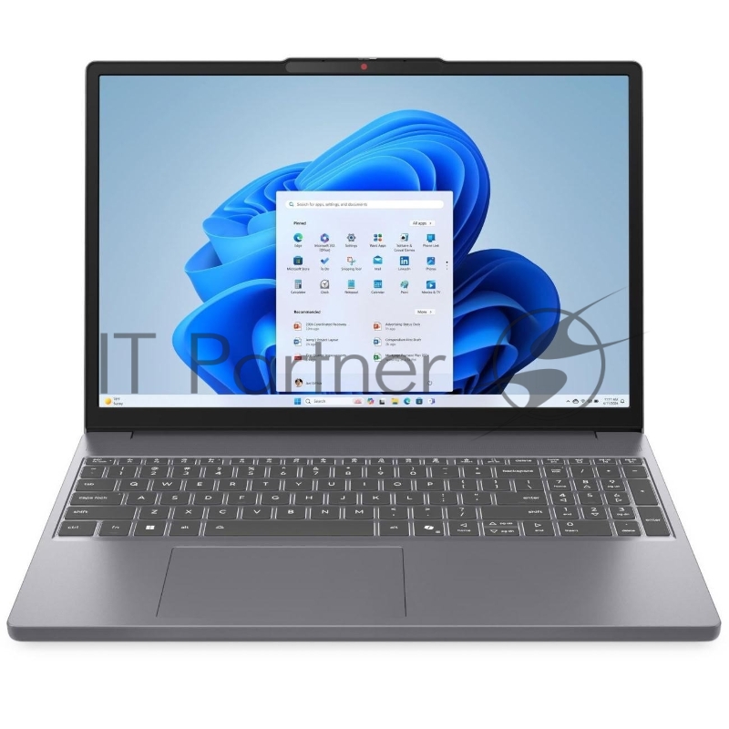 Ноутбук Lenovo IdeaPad Slim 3 15IRH10/15.3/IPS/Intel Core i5 13420H/8GB/512GB SSD/Intel UHD Graphics/Без ОС/серый/1.59kg