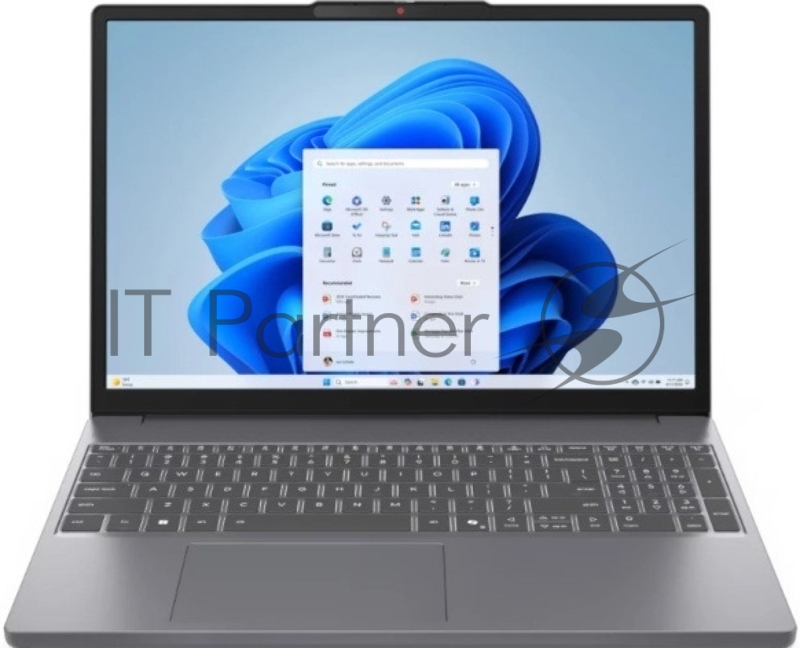 Ноутбук Lenovo IdeaPad Slim 3 16ARP10/16/IPS/AMD Ryzen 5 150/16Gb/512Gb SSD/AMD Radeon Graphics/NoOS/серый/1.73kg
