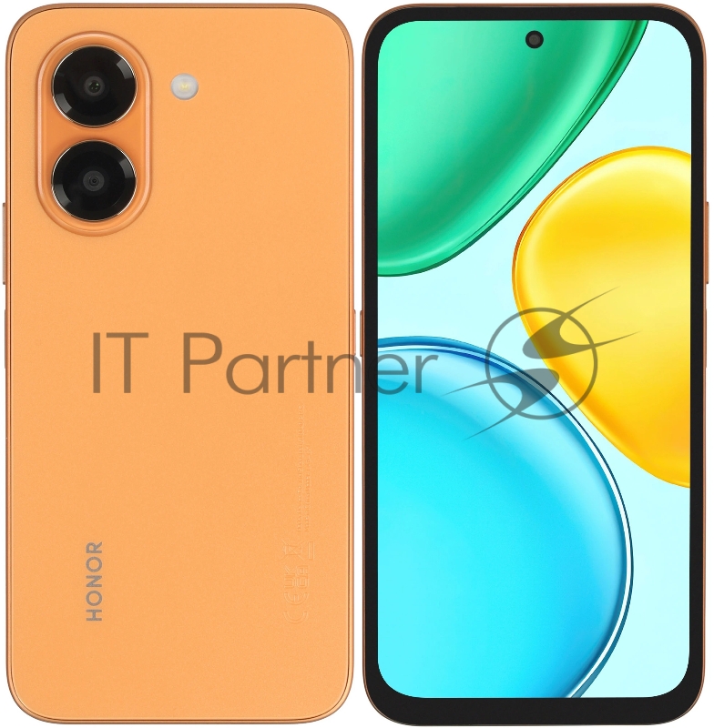 Смартфон HONOR X7e 6/256GB 5109CHYX SUNRISE ORANGE