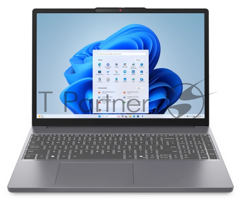 Ноутбук Lenovo IdeaPad Slim 3 15AHP10/15.3/IPS/AMD Ryzen 5 8540U/16Gb/512Gb/SSD/AMD Radeon 740M/Без ОС/серый/1.63kg