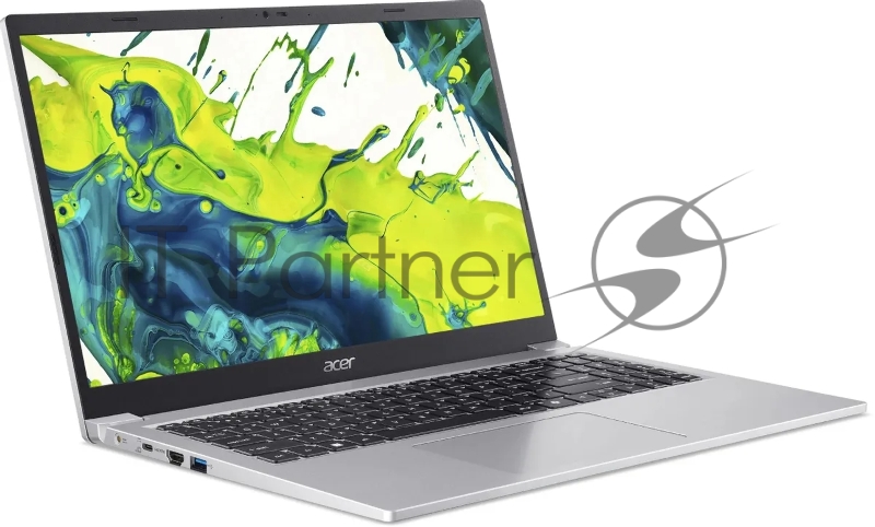 Ноутбук Acer Aspire Lite 15 AL15-36P-C9XQ/15.6/IPS/Intel Core N150/8Gb/256Gb SSD/Intel Graphics/NoOS/серебристый/1.53