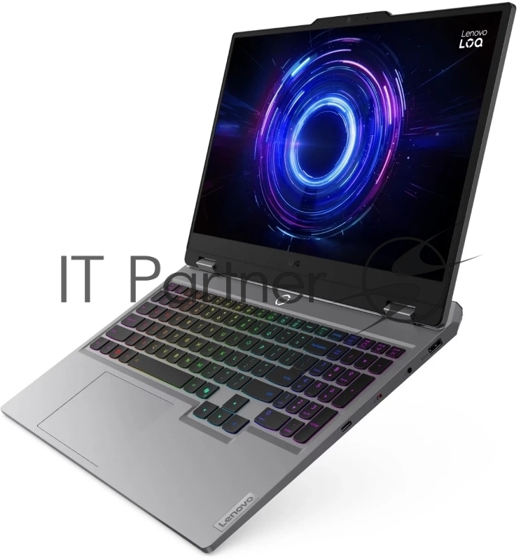 Ноутбук Lenovo LOQ 15IRX10/15.6/IPS/Intel Core i7 14700HX/16Gb/1Tb SSD/nVidia GeForce RTX 5050 8GB/No OS/серый/2.4kg