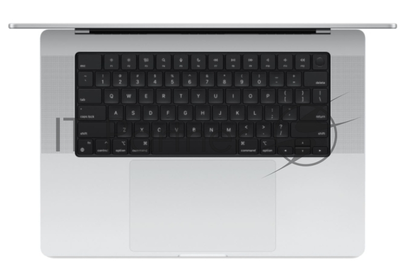 Ноутбук Apple 16-inch MacBook Pro: Apple M5 Pro 18-core CPU, 20-core GPU, 16-core Neural Engine/24GB/1TB SSD - Silver Eng kbd 3 pin