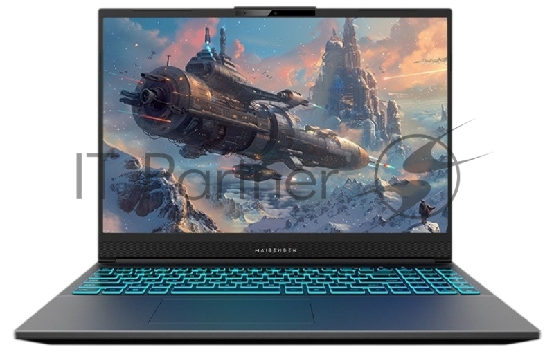 Ноутбук Maibenben X16A 16(1920x1200 IPS (120Hz))/AMD Ryzen 7 7735H(3.2Ghz)/16384Mb/1024PCIS GeForce RTX3050(4096Mb)/Cam/BT/WiFi/46 1y/2.3kg/Grey/Linux + 1*mninDP, 300nits,1x16Gb,2SODIMM
