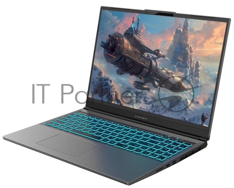 Ноутбук Maibenben X16A 16(1920x1200 IPS (120Hz))/AMD Ryzen 7 7735H(3.2Ghz)/16384Mb/1024PCIS GeForce RTX3050(4096Mb)/Cam/BT/WiFi/46 1y/2.3kg/Grey/Linux + 1*mninDP, 300nits,1x16Gb,2SODIMM