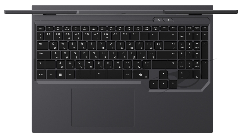 Ноутбук Maibenben X16F 16(2560x1600 IPS (300Hz) )/AMD Ryzen 9 8940HX(2.4Ghz)/16384Mb/1024PCI GeForce RTX 5070 Ti(12288Mb)/Cam/BT/WiFi/80WHr/ 1y/2.3kg/Grey/Linux + 1*mninDP, 500nits,1x16Gb,2SODIMM