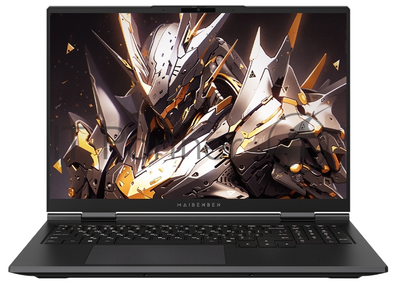 Ноутбук Maibenben X16F 16(2560x1600 IPS (300Hz) )/AMD Ryzen 9 8940HX(2.4Ghz)/16384Mb/1024PCI GeForce RTX 5070 Ti(12288Mb)/Cam/BT/WiFi/80WHr/ 1y/2.3kg/Grey/Linux + 1*mninDP, 500nits,1x16Gb,2SODIMM
