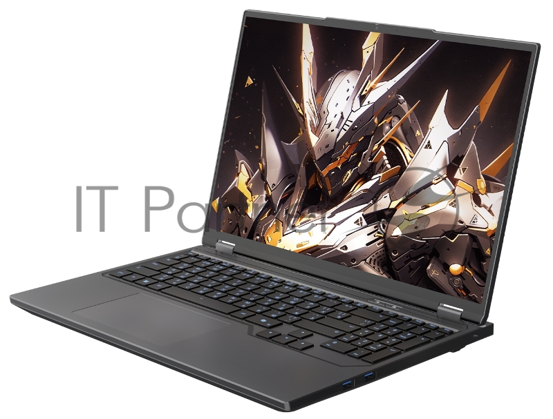 Ноутбук Maibenben X16F 16(2560x1600 IPS (300Hz) )/AMD Ryzen 9 8940HX(2.4Ghz)/16384Mb/1024PCI GeForce RTX 5070 Ti(12288Mb)/Cam/BT/WiFi/80WHr/ 1y/2.3kg/Grey/Linux + 1*mninDP, 500nits,1x16Gb,2SODIMM