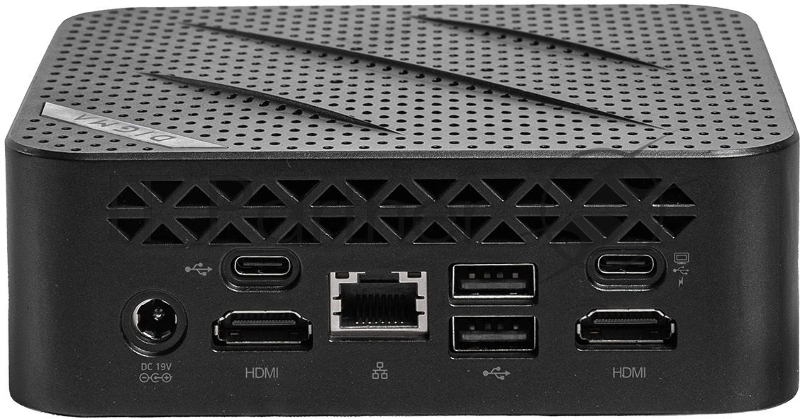 Неттоп Digma Mini Office Cel N4505 (2) 8Gb SSD256Gb UHDG 750 Windows 11 Pro GbitEth WiFi BT 45W черный (DPCN-8CXW02)