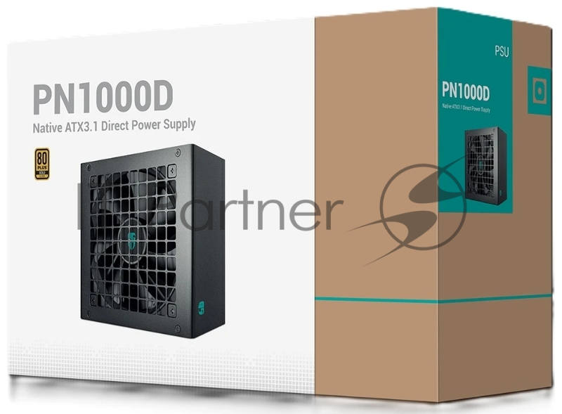 Блок питания Deepcool/GamerStorm PN1000D, 1000Вт, 80+ Gold, 120мм, немодульный, черный