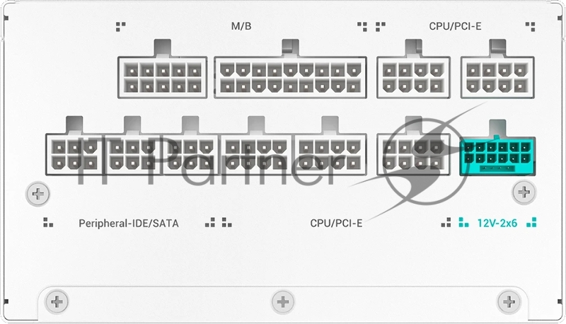 Блок питания Deepcool/GamerStorm PN1200M WH, 1200Вт, 80+ Gold, 135мм, модульный, белый