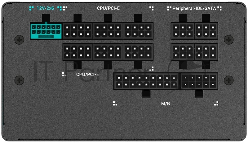 Блок питания Deepcool/GamerStorm PQ1200G, 1200Вт, 80+ Gold, 120мм, модульный, черный