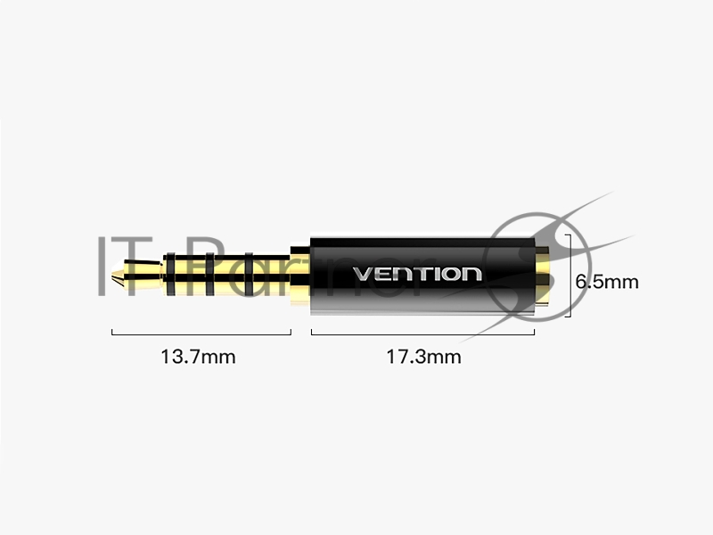 Переходник Vention Jack 2.5 mm F/3.5mm M