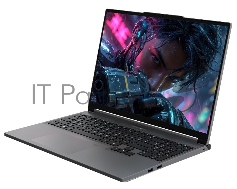 Ноутбук Maibenben X16C 16(2560x1600 IPS (180Hz) )/Intel Core i7 13700HX(2.1Ghz)/16384Mb/1024PC GeForce RTX 5060(8192Mb)/Cam/BT/WiFi/80WHr 1y/2.25kg/Grey/Linux + 1*mninDP, 500nits,1x16Gb,2SODIMM