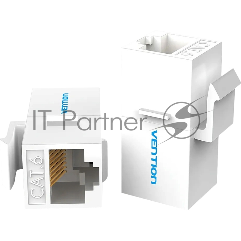 Адаптер-соединитель Vention RJ45 F / RJ45 F 8p8c кат. 6, Белый