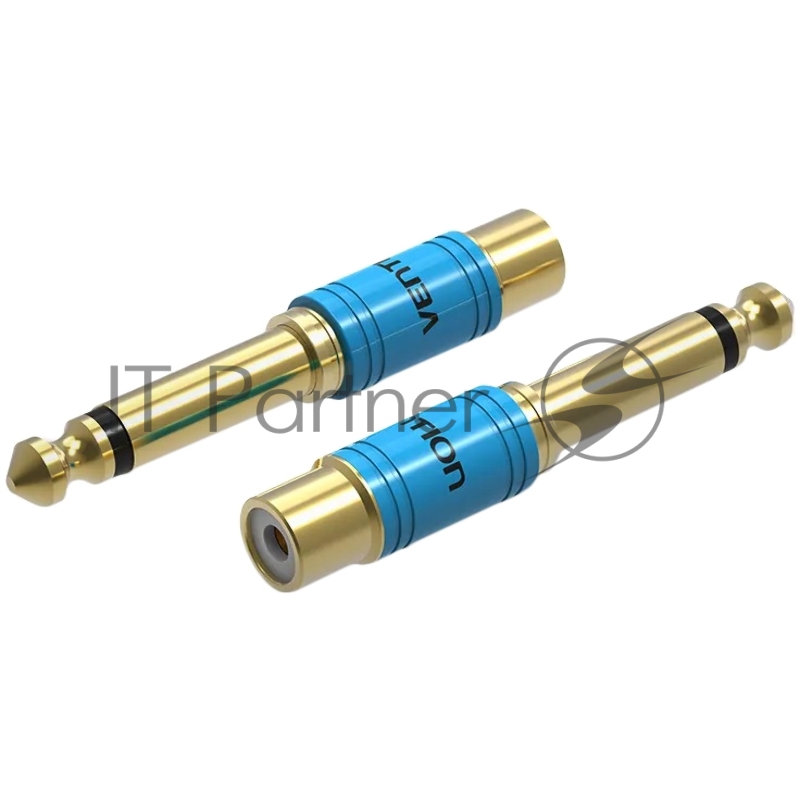 Переходник Vention jack 6.35 mm M/RCA F