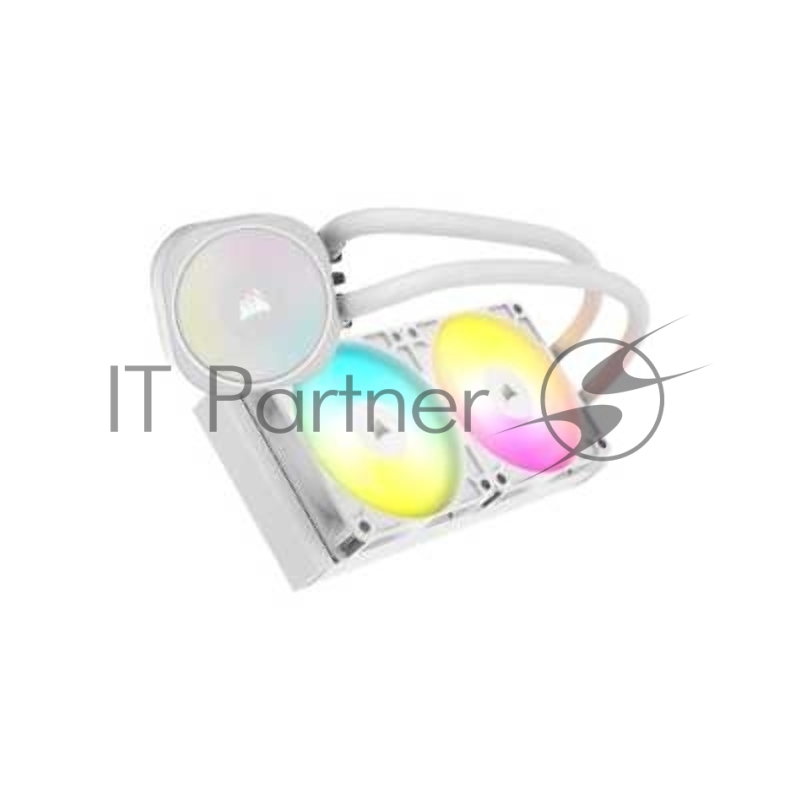 Система жидкостного охлаждения/ Water Cooling System Corsair NAUTILUS 240 ARGB (240mm, White, ARGB/ Fans: 2x120mm, 74.37CFM, 34dBA, 2100RPM/ S: 1851, 1700, AM5, AM4)