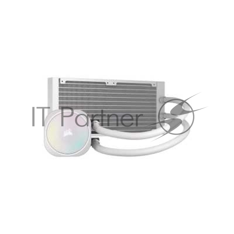 Система жидкостного охлаждения/ Water Cooling System Corsair NAUTILUS 240 ARGB (240mm, White, ARGB/ Fans: 2x120mm, 74.37CFM, 34dBA, 2100RPM/ S: 1851, 1700, AM5, AM4)
