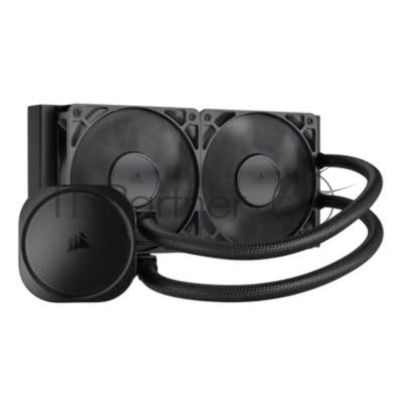 Система жидкостного охлаждения/ Water Cooling System Corsair NAUTILUS 240 RS (240mm, Black/ Fans: 2x120mm, 72.8CFM, 36dBA, 2100RPM/ S: 1851, 1700, AM5, AM4)