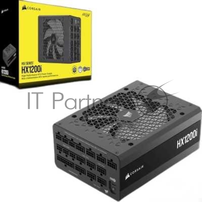 Блоки питания/ Power Supply Corsair HX1200i Ultra-Low Noise, Model RPS0202, 1200W 80+ Platinum (ATX, 3.1, PCIe 5.1, Full modular, 1x24(20+4)pin, 2x12V-2x6, 1x16-pin PCIe, 2x4+4-pin CPU +12V (EPS), 6x4-pin Molex, 5x6+2-pin PCIe, 8xSATA3, 1xUSB (Type-C