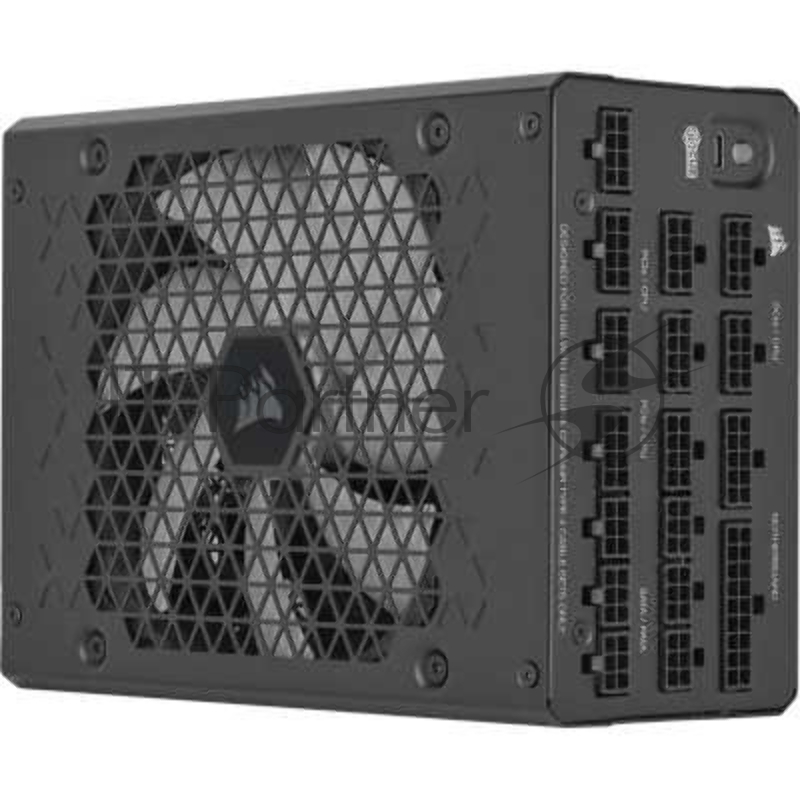 Блоки питания/ Power Supply Corsair HX1500i, Model RPS0132, 1500W 80+ Platinum (ATX, 3.1, PCIe 5.1, Full modular, 1x24(20+4)pin, 2x8-Pin to 12V-2x6 Cable, 3x4+4-pin CPU +12V (EPS), 6x4-pin Molex, 4x6+2-pin PCIe, 8xSATA3, 1xUSB Type-C, Active, 140x140
