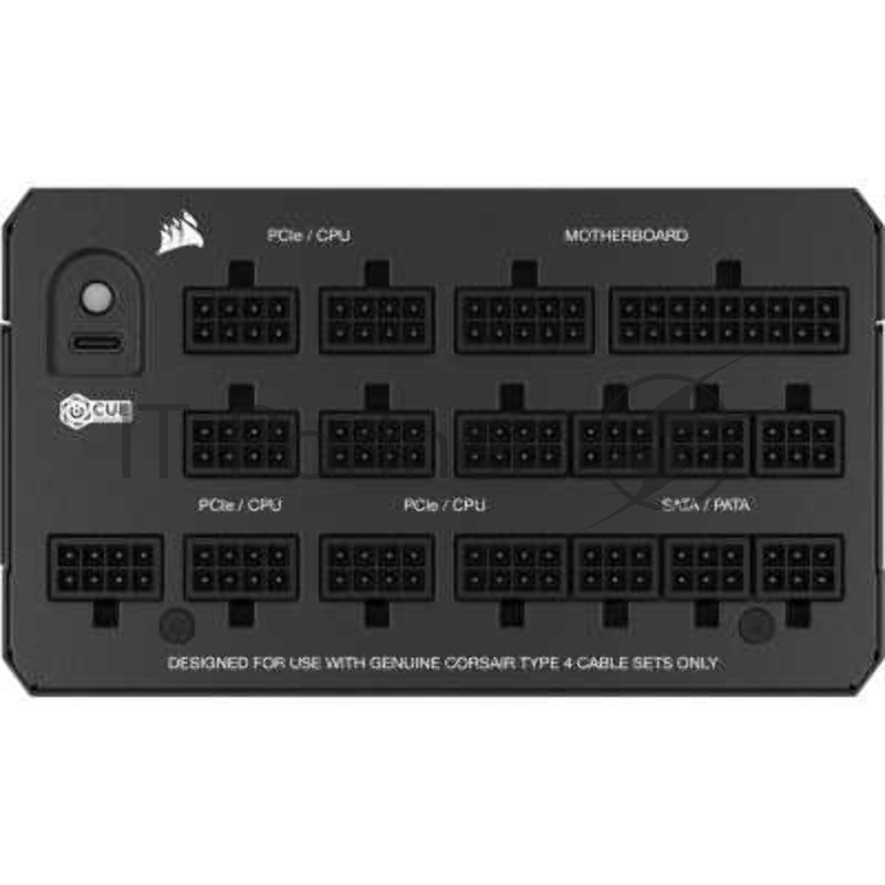 Блоки питания/ Power Supply Corsair HX1500i, Model RPS0132, 1500W 80+ Platinum (ATX, 3.1, PCIe 5.1, Full modular, 1x24(20+4)pin, 2x8-Pin to 12V-2x6 Cable, 3x4+4-pin CPU +12V (EPS), 6x4-pin Molex, 4x6+2-pin PCIe, 8xSATA3, 1xUSB Type-C, Active, 140x140