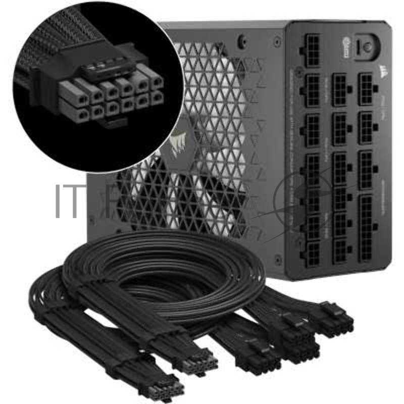 Блоки питания/ Power Supply Corsair HX1500i, Model RPS0132, 1500W 80+ Platinum (ATX, 3.1, PCIe 5.1, Full modular, 1x24(20+4)pin, 2x8-Pin to 12V-2x6 Cable, 3x4+4-pin CPU +12V (EPS), 6x4-pin Molex, 4x6+2-pin PCIe, 8xSATA3, 1xUSB Type-C, Active, 140x140