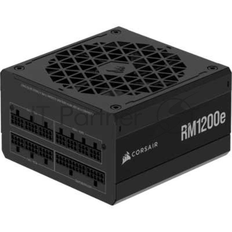 Блоки питания/ Power Supply Corsair RM1200e Low-Noise, Model RPS0189, 1200W 80+ Gold (ATX, 3.1, PCIe 5.1, Full modular, 1x24(20+4)pin, 1x12V-2x6, 1x16-pin PCIe, 2x4+4-pin CPU +12V (EPS), 4x4-pin Molex, 6x6+2-pin PCIe, 7xSATA3, Active, 140x140mm, 150x