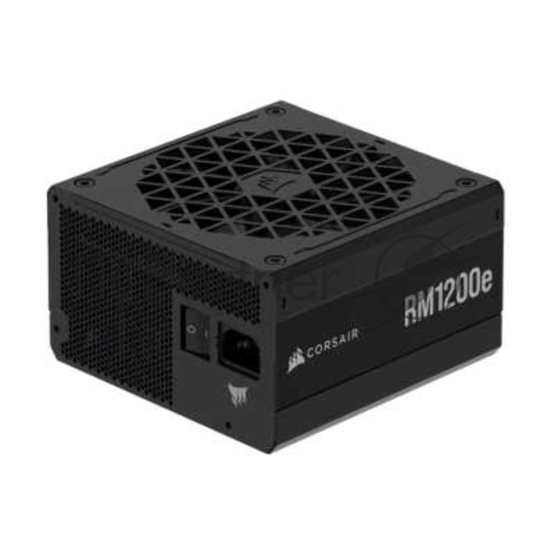 Блоки питания/ Power Supply Corsair RM1200e Low-Noise, Model RPS0189, 1200W 80+ Gold (ATX, 3.1, PCIe 5.1, Full modular, 1x24(20+4)pin, 1x12V-2x6, 1x16-pin PCIe, 2x4+4-pin CPU +12V (EPS), 4x4-pin Molex, 6x6+2-pin PCIe, 7xSATA3, Active, 140x140mm, 150x