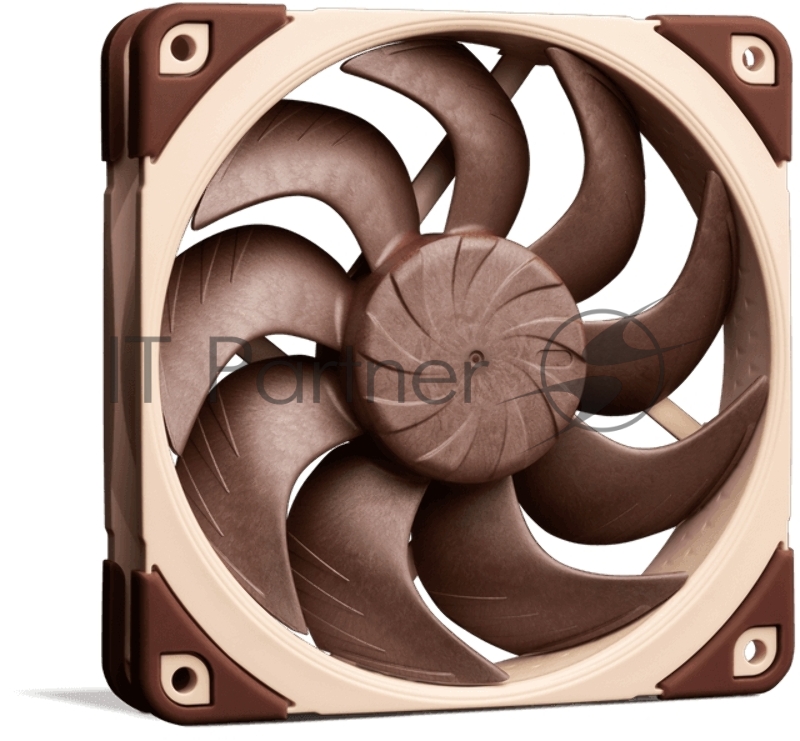Кулер для корпуса Case Cooler Noctua NF-A12x25 G2 LS-PWM (120x120x25mm, 4-pin PWM, 39.02CFM, 11.8dBA, 1100RPM, Beige/Brown)