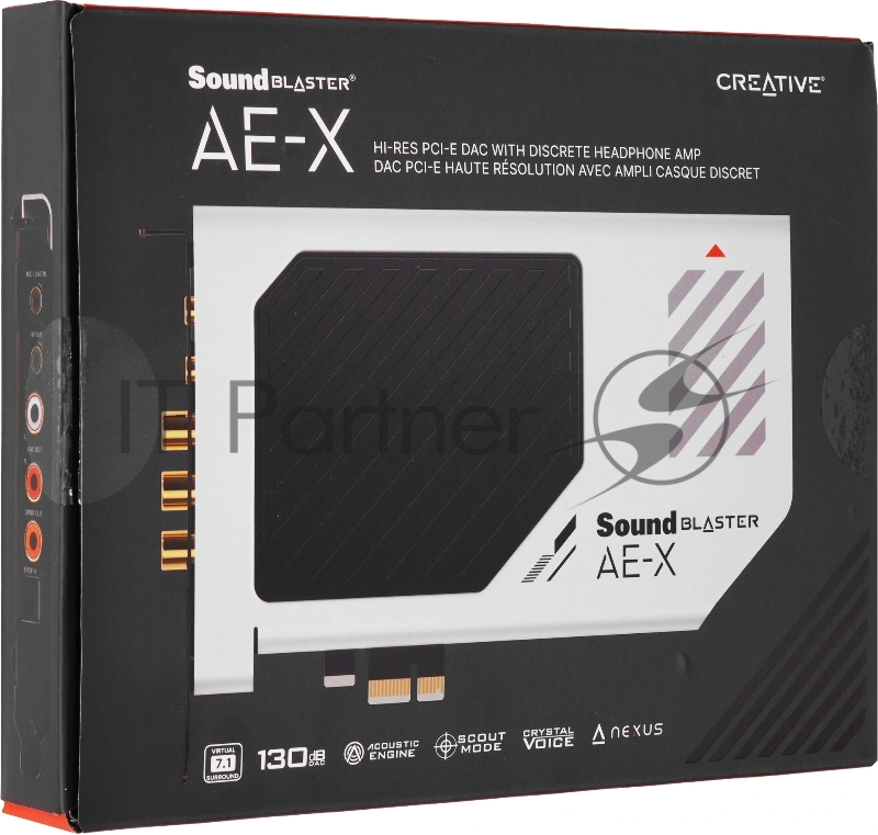 Звуковая карта Creative PCI-E Blaster AE-X 2.0 Ret