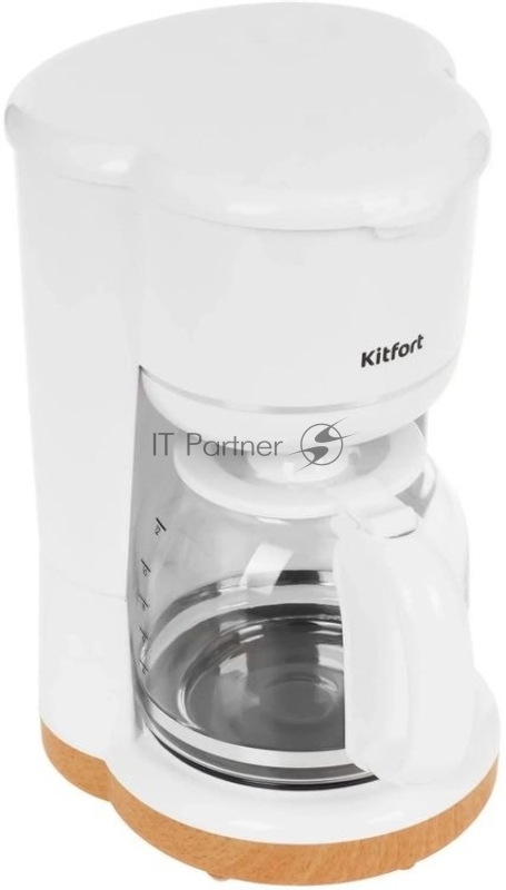 Кофеварка капельная Kitfort КТ-7453 900Вт белый