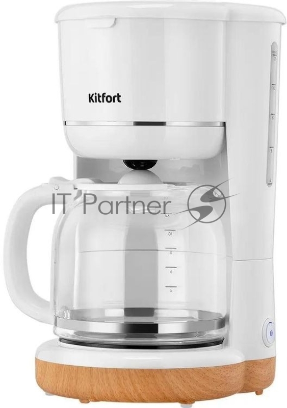 Кофеварка капельная Kitfort КТ-7453 900Вт белый